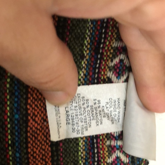 Womens Lrge, green blouse - Picture 4 of 4